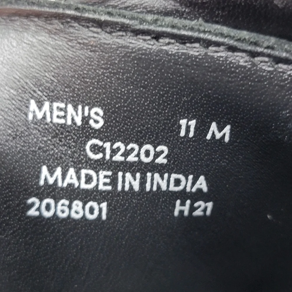 Cole Haan Men's Williams Cap Toe Oxford Black Shoes C12202 Size 11 M Pre-owned